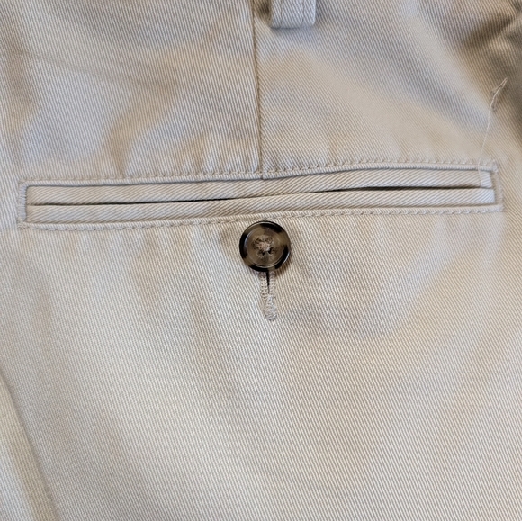 LLBEAN Men's Classic Fit Chino Pants Size 35x29 Lot Of 3 GUC Plain Front $30 - Picture 3 of 7